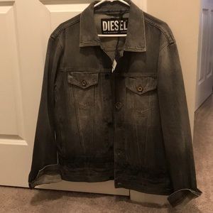Denim jacket(black and grey)